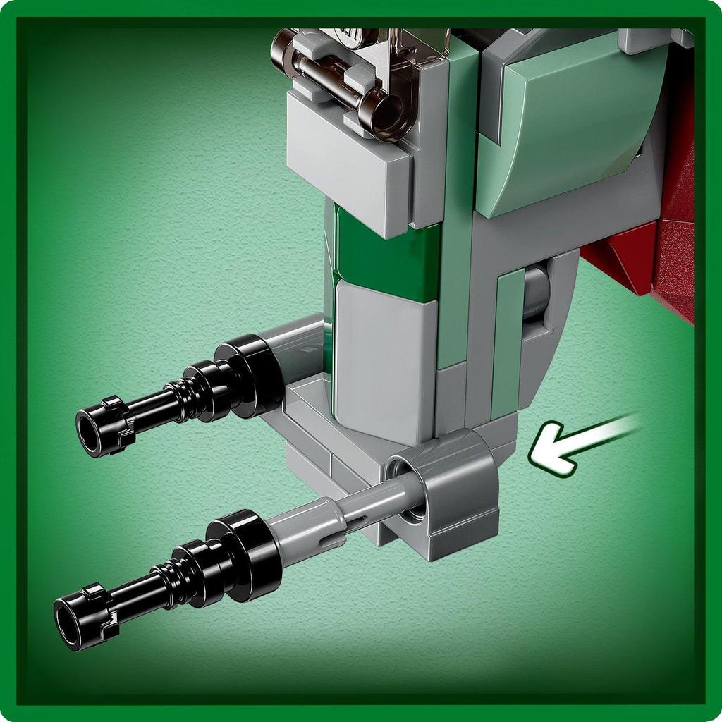 LEGO Toy Star Wars Boba Spaceship Microfighter Boys Girls Star Wars Goods Figure Plastic Model Toy Educational Toy Birthday Present Gift LEGO Block