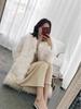 Women's Slimming Faux Fur Coat - 2025 Autumn/Winter Fashionable Plush Mink-Like Fox Fur Coat