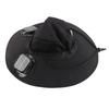 Solar Fan Hat USB Charging and Solar Powered Double Fans Wide Brim Sun Hat for Fishing Beach Black