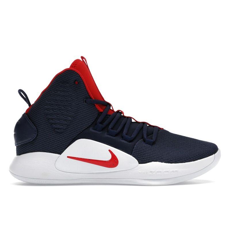 

Мужские кроссовки Nike Hyperdunk X EP USA Blue Midnight-Navy University-Red AO7890-400 42.5