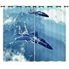 3D Vehicle Aircraft Fighter Digital Printing Curtain Blackout Punching