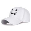 Smile Embroidered Polyester Cap Sun Shade Men Women Outdoor Sports Wear Daily