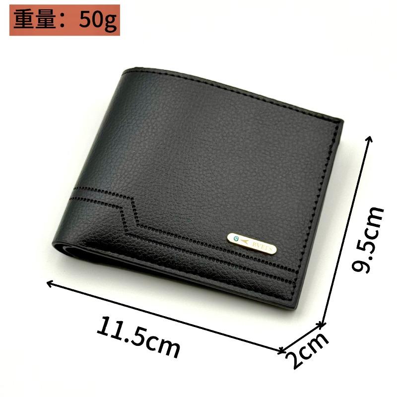 Men's Wallet, Lychee Pattern, Multi-card Position, Large-capacity Soft Wallet, Hot-selling.