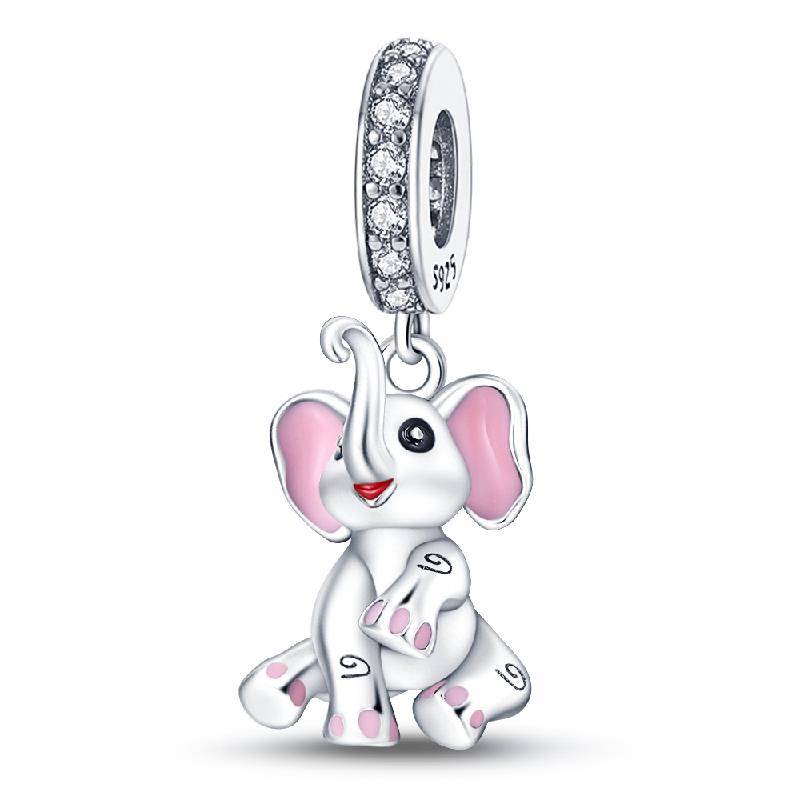 New In Copper Color Animal Collection Bead Charms Compatible With Pandora Bracelets Do It Yourself Charm Pendant Woman Jewellery