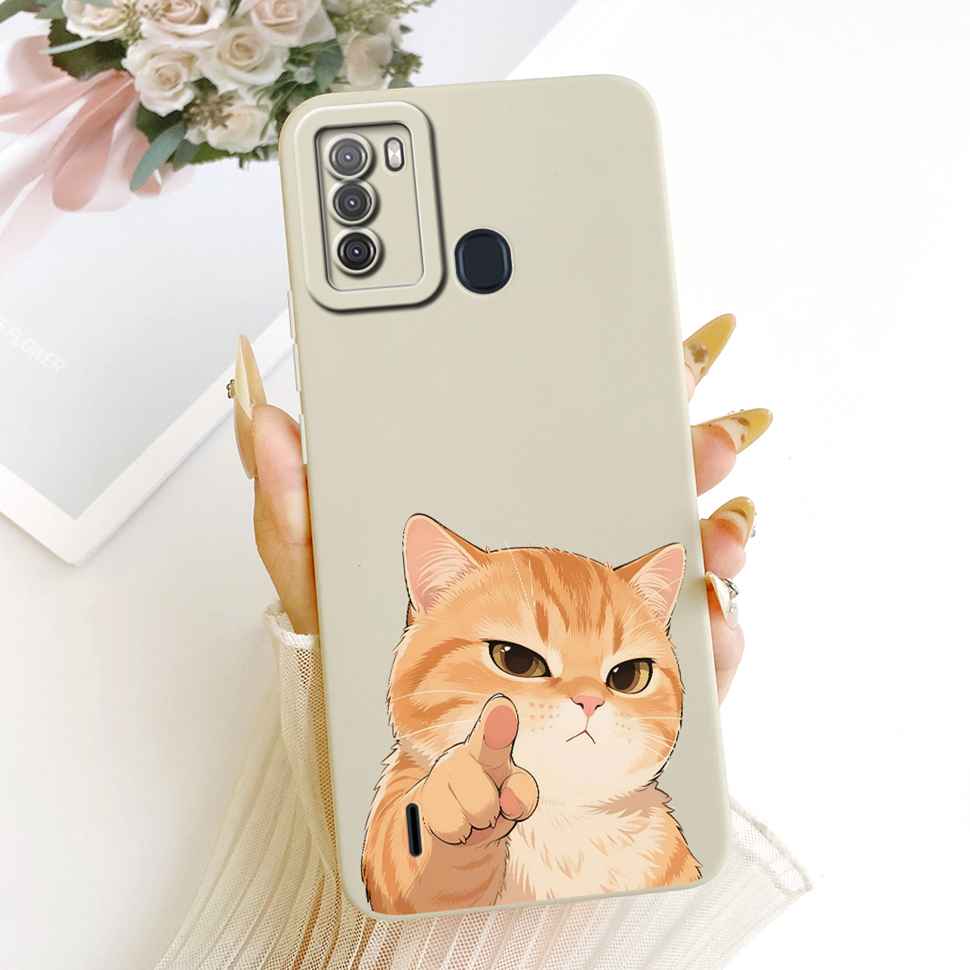 For ITEL S16 Pro 2020 Casing Petty Butterfly Painted Soft Silicone Phone Case For ITEL S 16 S16 Back Cover Fundas Coque Capa