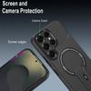 Matte Fold Ring Holder Phone Case For Samsung S26 Ultra S24 Plus S23 S22 S25 Ultra For Magseafe Magnetic Protection Cover