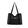 2025 One-Shoulder Transparent Mesh Tote Bag - Large Capacity Beach/Shopping Bag