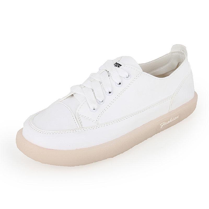 Zapatos blancos clásicos Mujer Casual Zapatos de lona Mujer Verano Mujer  Zapatillas de deporte con cordones Zapatillas planas Moda Mujeres Vulcanize  Zapatos comprar a buen precio — entrega gratuita, reseñas reales con