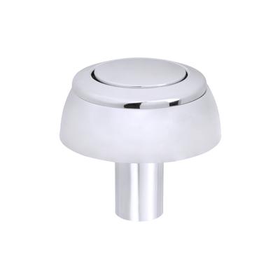 Easy Installation Chrome Toilet Button Toilet Flush Fits 38mm To 44mm Holes Versatile Toilet Button Design Accessory