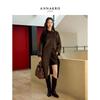 JUZI ANNACCO Women's Wool Double-faced Long Coat