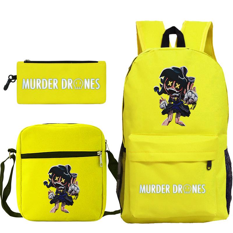 Neuer Murder Peripherie-Trend Schulterrucksack-Set Lässige Stiftetasche Grund- und Sekundarschultasche