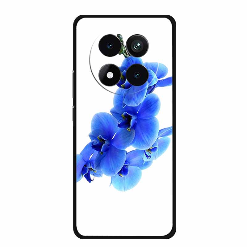 

Чехол из ТПУ для Xiaomi Poco X7 Чехол X 7 Coque Цветок Черный Силиконовый Мягкая Задняя Крышка Для Redmi Note 14 Pro Чехол Note14 Pro Plus Сумка Xiaomi Poco X7