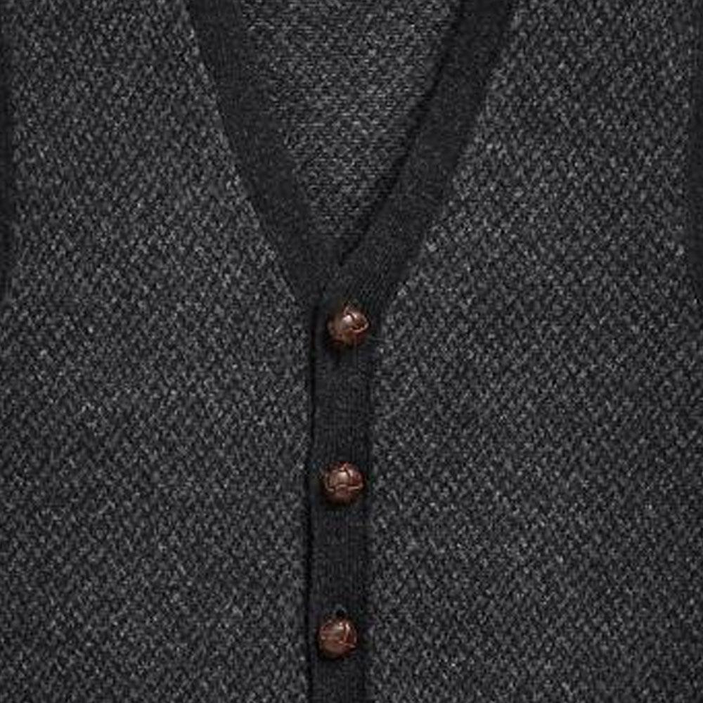 Polo Ralph Lauren FW22 Button Knit Pocket Vest Men vest Black MNPOSWE1CM20050-001