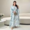 MQ140 Elegant Modest Dubai Pullover Robe: Stylish Middle Eastern Abaya for Women
