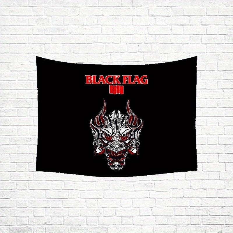 

Black Flag Demon Edgy Gothic Tapestry Perfect for Bold Unique Dramatic Thrilling Home Decor with Artistic Charm 74x94cm(29x37in)