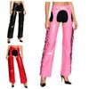 Pantaloni Chaps de Cowgirl pentru Femei cu Franjuri Strălucitoare, Decupați la Între picioare, Crac Lat, Pantaloni Lungi