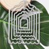 New Six-piece Tag Metal Cutting Die Mould Scrapbook Decoration Embossed Photo Album Decoration Card Making DIY Handicrafts