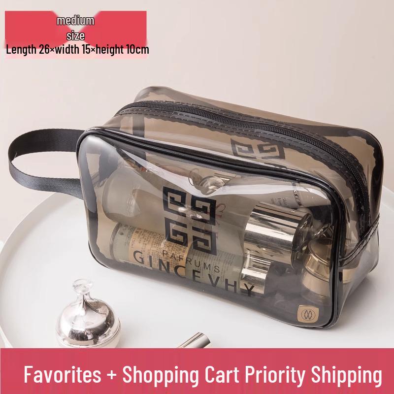 Duża wodoodporna kosmetyczka podróżna dla mężczyzn i kobiet: Separacja na mokro/na sucho, przenośna do pływania i kosmetyków