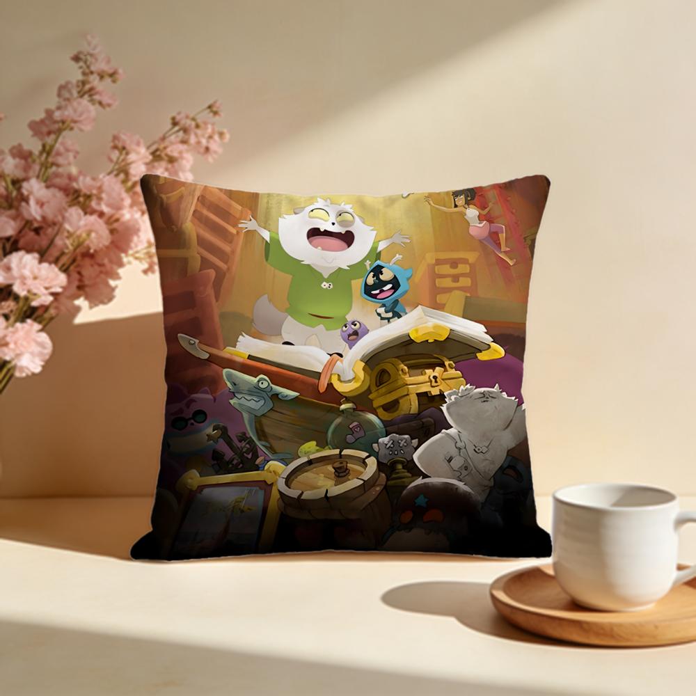 Popular DDofusiou Cushion Cover Stylish Washable Pillow Cover Ideal for Couch Bedroom Car Decoration