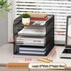 Multi-Layer Desk Organizer and File Storage Box