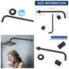 30/40cm Shower Arm Wall Mounted Shower Arm Shower Head Extension Shower Head Arm for Square Shower Head Rain Shower Head