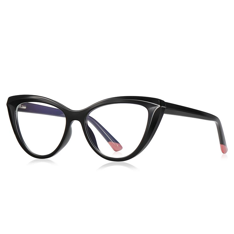 Transparent Purple Frame Cat Eye Nearsighted Glasses For Women Fashion Shortsighted Prescription Eyeglasse 0 -0.5 -0.75 To -6.0