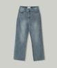 CUZNELLO Semi-Wide Shape Jeans_Tinted Blue