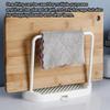 Küchenhandtuch-Aufbewahrungsregal Schwamm-Abtropfgestell Kunststoff Spültuchständer Home Organizer Halter mit Abtropfschale Gadgets