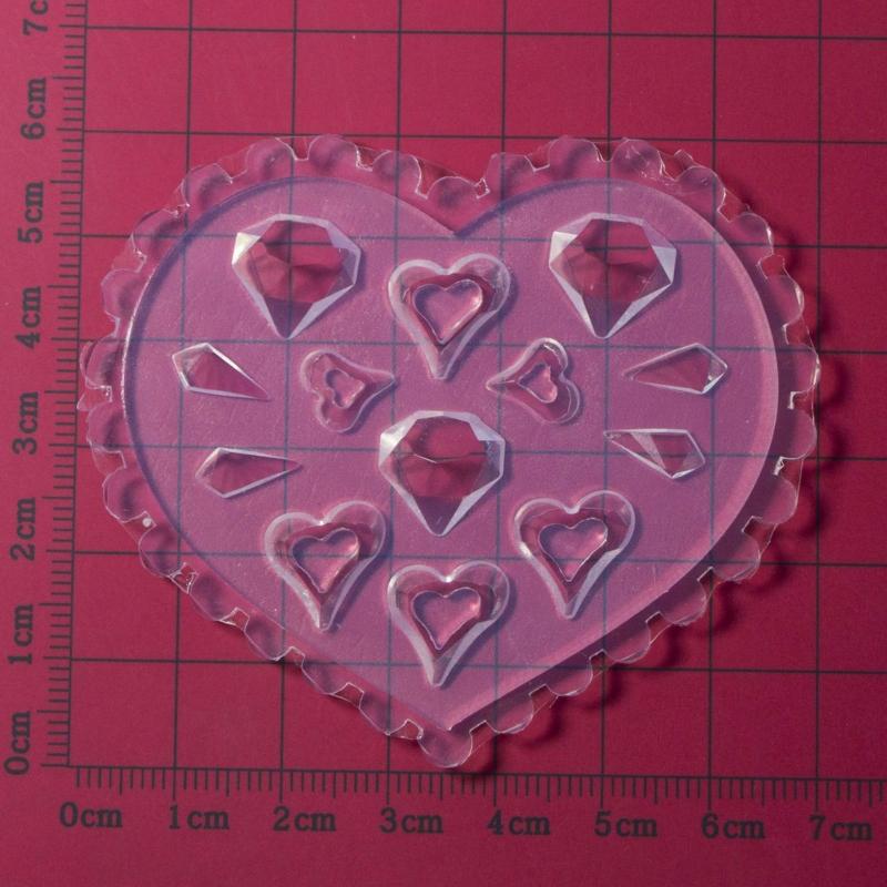 3D Rose Heart Fish Shaped Mold Nail Art Mold Silicone Combination Decorative Mold Nail Art Making Tool Carving Mould