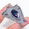 Natural Sodalite Gemstone 925 Sterling Silver Jewelry Pendant 2.56" AP-14091