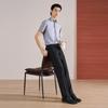 Men's Slim Fit Wool Blend Business Suit Trousers