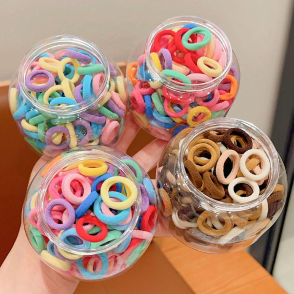 

Толстая, толстая, эластичная резинка, резинка для волос без боли, резинка для волос, низкий пучок Candy Pop