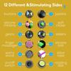 Cubo Fidget EDC Brinquedos para Alívio de Estresse Ansiedade Antiestresse Sensorial Fidgeting Dado Brinquedo Para Crianças Adultos Autismo TDAH Foco 12 Lados