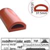 D-Shaped Silicone Sealing Strip: High-Temperature, Water-Retaining, Self-Adhesive, Anti-Collision, Shock-Absorbing for Doors & Windows
