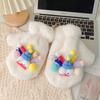 Velvet Plush Gloves Fluffy Mitten Gloves New Winter Gloves  for Women