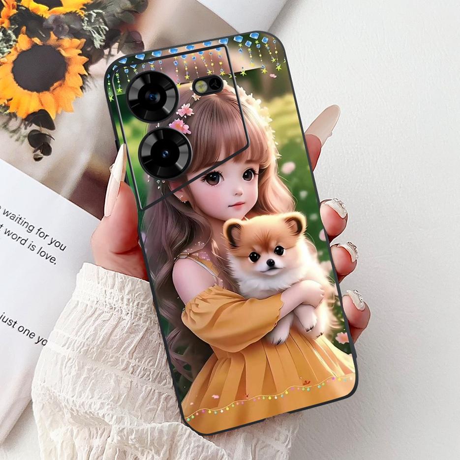 For Tecno Pova 5 Case LH7n Cute Fashion Pattern Cover Soft TPU Phone Cases For Tecno Pova 5 Pro LH8n Pova5 Pro Back Cover Bumper