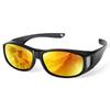 TINHAO Polarized UV400 HD Fits Over Side for and with Storage Case Mirror Over-the-Eye Sunglasses, Lenses, Protection, Protection, Lightweight,
