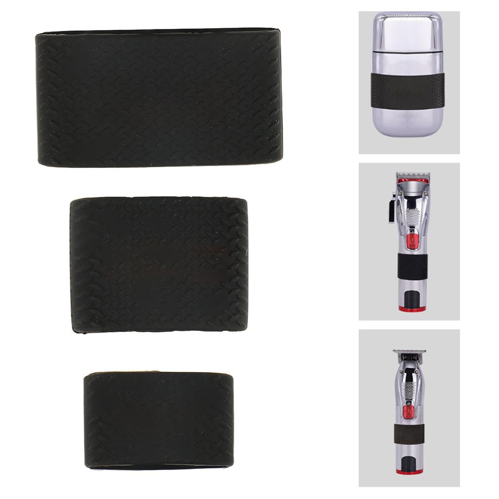 Clipper Bands Silicone Slip Resistance Heat Resistance Electric Clipper Protective Sleeve for Baber Tool