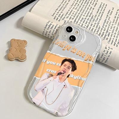 Phone Case For Iphone14 XS Plus 13 Max XR 12 7 X Pro 8 11 Straight TPU Case Cover Korean Style