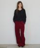 Hauseuobeupondeu Sheer Layering Long Sleeve Blouse_Black