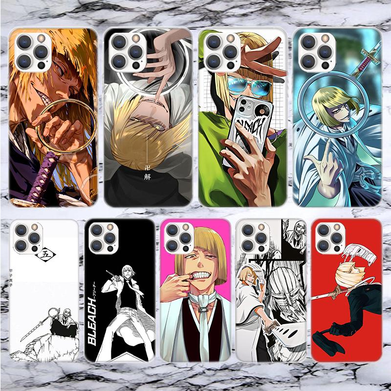 Bleach Shinji Hirako Soft Phone Case For iPhone 16 15 14 13 12 11 Pro Max X XR XS 7 Plus 8 + SE 16Max Pattern Customized Cover