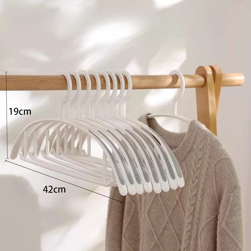 Non Slip No Shoulder Bump Clothes Hanger Household Anti Slip Hanger For Drying Hanging Dormitory Daily Use