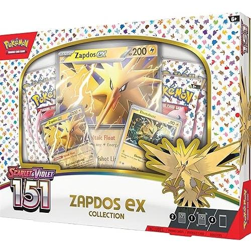 Pokemon TCG Scarlet & Violet 3.5 Pokemon 151 Zapdos Ex Box