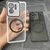 Luxury Transparent Magsafe TPU Case for Motorola Edge 40 Soft Silicone Clear Magneic Wireless Charge Camera Protection Full Shockproof Protect Cover