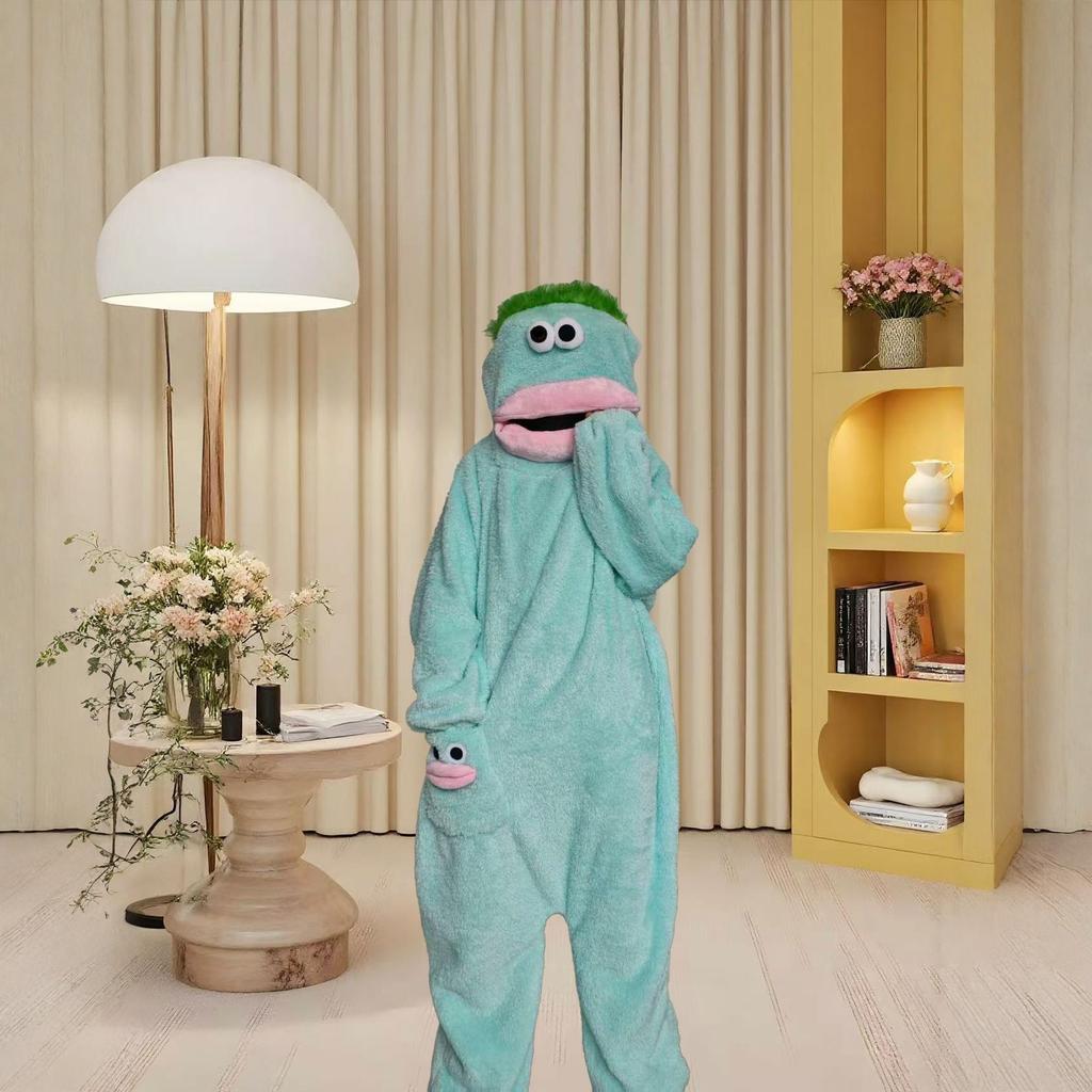 Cute Cartoon Funny Matching Couple Pajamas  For Adults And Youth