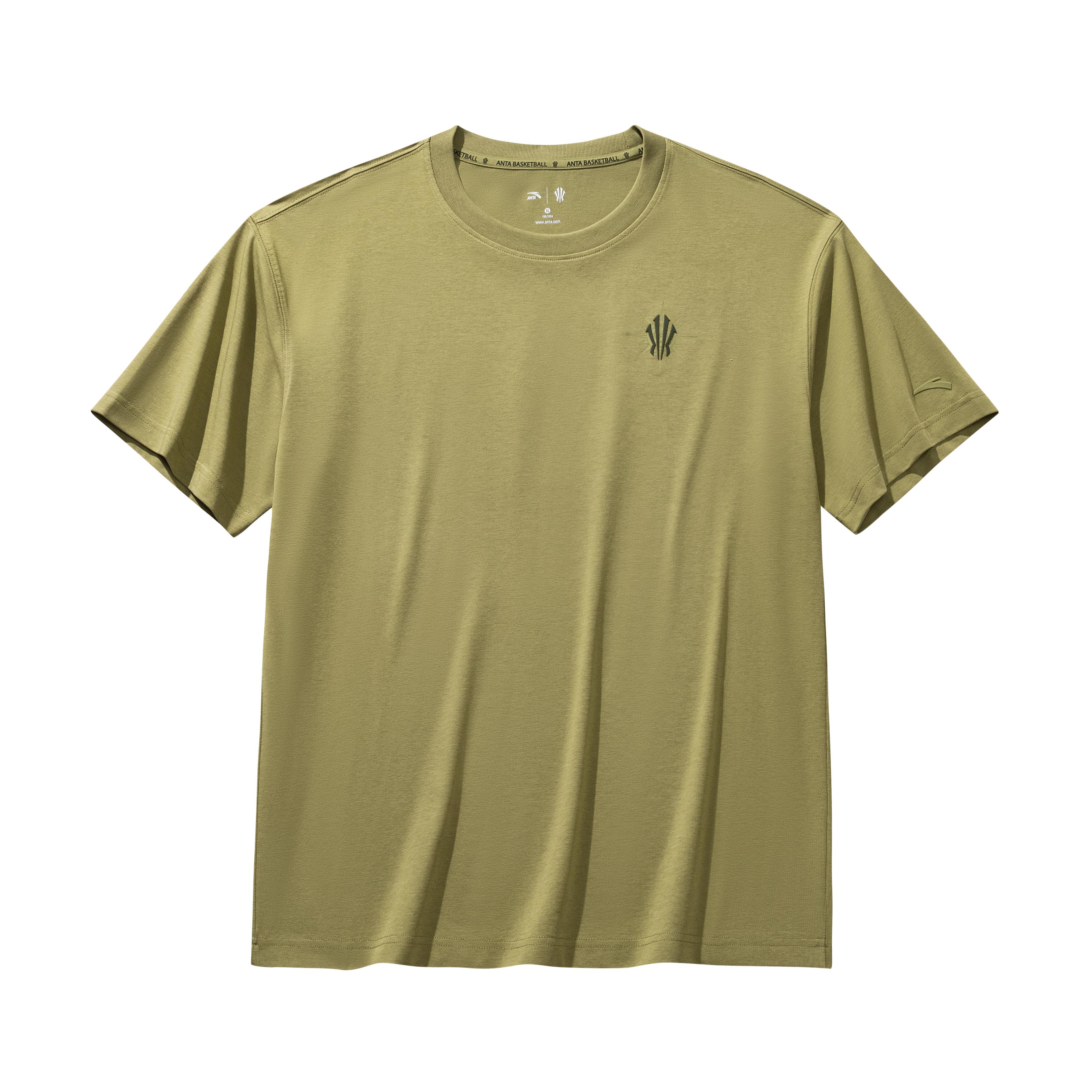 Anta Kyrie Series Round Neck Comfortable Fashion Simple Versatile Sports Trend Short Sleeve T-Shirt Unisex Tops 172621129-3 L