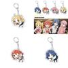 Stylish Bocchi The Rock Acrylic Keychain Double-sided Printed Keyring Bag Pendant Gifts