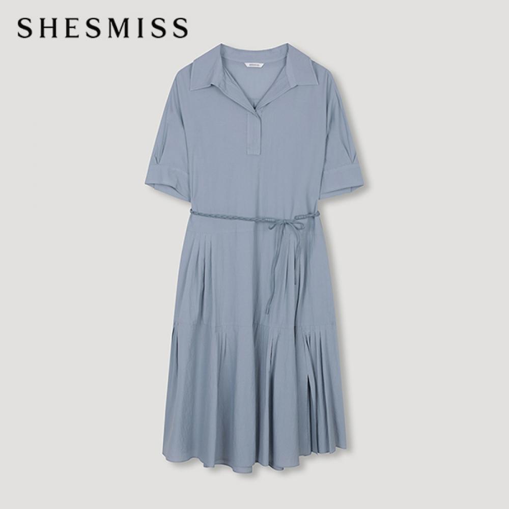 

She S miSS Pleated Block dreSS Swwopn22110 Ll light blue/55