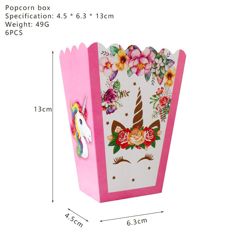 Unicorn Kids Wreath Birthday Party Supplies Tableware Plates Cup Fork Tablecloth
