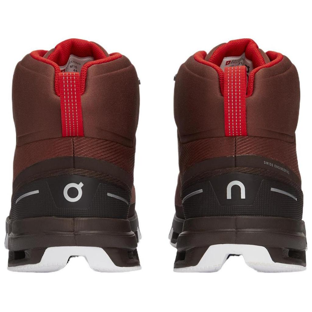 ON Cloudrock Wasserdichter Wanderstiefel Kakao Rot Herren Sneaker Braun 23.99855